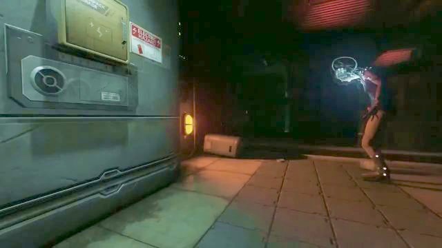 When the enemy assumes this position, you have a few seconds before it attacks - Omicron station | SOMA Game Walkthrough - Walkthrough - SOMA Guide