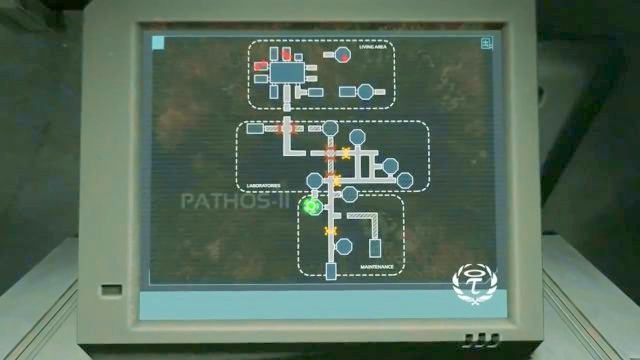 The map of the location - its quite useless to be honest. - Tau station | SOMA Game Walkthrough - Walkthrough - SOMA Guide