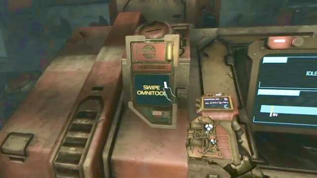 Use the Omnitool to close the hatch. - Phi station | SOMA Game Walkthrough - Walkthrough - SOMA Guide