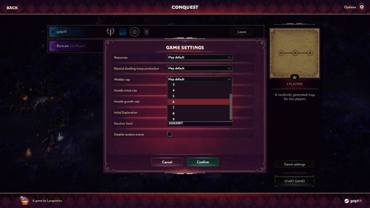 3 - Songs of Conquest: How to increase the limit on number of wielders? - FAQ - Songs of Conquest Guide