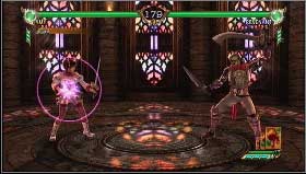 Opponents: Revenent (Charge Cancel), Skeleton (Slow Feet), Skeleton (Slow Feet), Zasalamel (Hyper Mode) - Amy - Story - Soul Calibur IV - Game Guide and Walkthrough