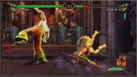 Opponents: Seong Mi-na (Guard Breaker); Talim (Run Speed Up); Sophitia (HP Recovery C) - Yun-Seong - Story - Soul Calibur IV - Game Guide and Walkthrough