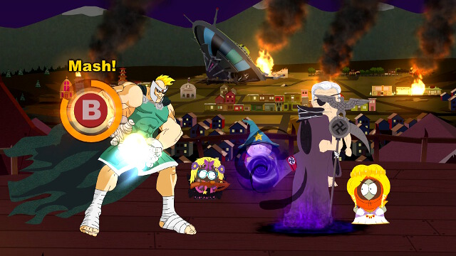 The final fight with Princess Kenny is, as a matter of fact, a dozen-or-so fights so, the key here is managing your potions with care - Betrayal from Within - Walkthrough - South Park: The Stick of Truth - Game Guide and Walkthrough