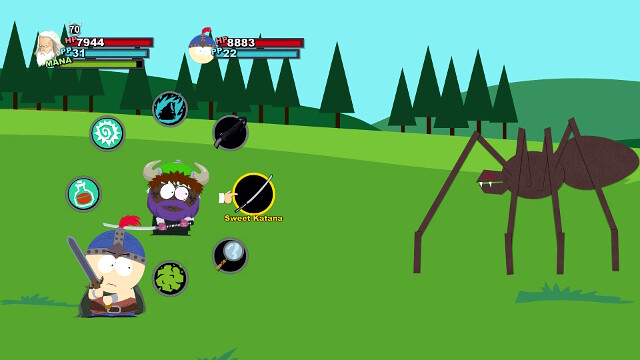 The fight with the spider - Big Game Huntin with Jimbo - Side quests - South Park: The Stick of Truth - Game Guide and Walkthrough