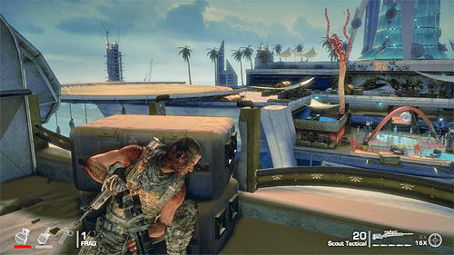 Since the game will allow you now to attack enemies on the opposite rooftop by surprise, you should prepare good - Chapter XII - Rooftops - p. 1 - Game Walkthrough - Spec Ops: The Line - Game Guide and Walkthrough