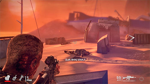 During the battle here you have to watch out, because enemies will probably try to attack you from a left flank - Chapter XIII - Adams - p. 1 - Game Walkthrough - Spec Ops: The Line - Game Guide and Walkthrough