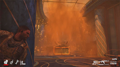 After regaining control over Walker, start shooting at enemies visible in the distance, using covers all the time - Chapter III - Underneath - Game Walkthrough - Spec Ops: The Line - Game Guide and Walkthrough