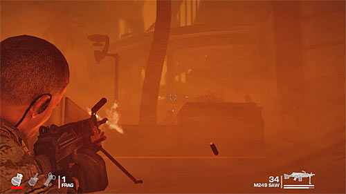 After the fight look around for supplies (M249 SAW among other things) and then head to the building's exit - Chapter III - Underneath - Game Walkthrough - Spec Ops: The Line - Game Guide and Walkthrough