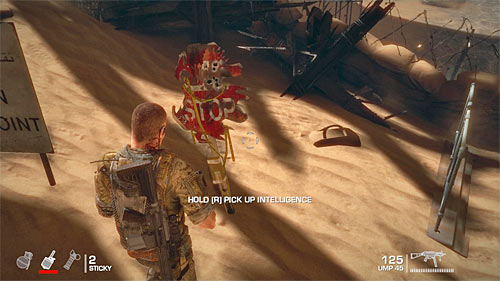 Before you leave this area, look for a road sign shown on the above screen, located by the body of murdered soldiers - Chapter VII - The Battle - Game Walkthrough - Spec Ops: The Line - Game Guide and Walkthrough