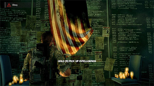 First, turn around and get back to the room with a corpse, which was shown on the last cut-scene - Chapter IX - The Road - Game Walkthrough - Spec Ops: The Line - Game Guide and Walkthrough