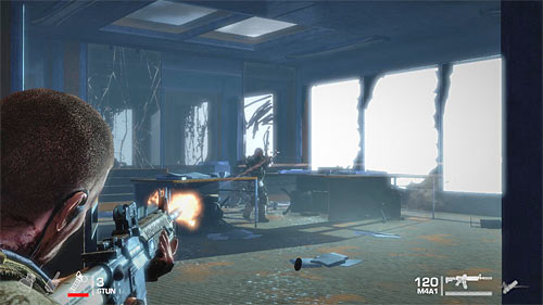 Start attacking enemy units, who trying to approach you and do not let them get close - Chapter X - Riggs - Game Walkthrough - Spec Ops: The Line - Game Guide and Walkthrough