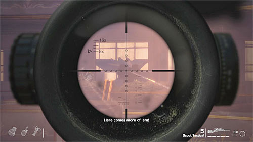 Initially take care of the rest opponents occupying the same balcony as your subordinates, but be ready to eliminate two snipers, who will appear on the rooftop - Chapter XI - Alone - Game Walkthrough - Spec Ops: The Line - Game Guide and Walkthrough