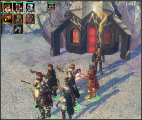 After entering the portal (1) you appear in the land of ice creatures - Song Glass | Chapter: The Hunt - Chapter: The Hunt - Spellforce 2: Shadow Wars Game Guide