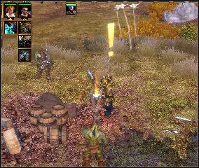 Now go to the Black Fangs camp where you can find Chieftain Kor - The Shadow Ring | Chapter: The Shadow Ring - Chapter: The Shadow Ring - Spellforce 2: Shadow Wars Game Guide