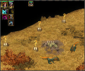 After a while you reach the glade with a lot of chests scattered around (4) - Crater | Chapter: The Black Mirror - Chapter: The Black Mirror - Spellforce 2: Shadow Wars Game Guide