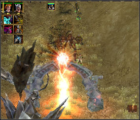 Before you start opening go to the South, to the Demons land (5) - Crater | Chapter: The Black Mirror - Chapter: The Black Mirror - Spellforce 2: Shadow Wars Game Guide