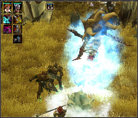 Now go to the bottom of the crater and its guardian - Maugron (6) - Crater | Chapter: The Black Mirror - Chapter: The Black Mirror - Spellforce 2: Shadow Wars Game Guide