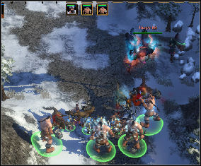 When you destroy Northern camps move your soldiers to the West - Underhall | Chapter: The Catapults of Underhall - Chapter: The Catapults of Underhall - Spellforce 2: Shadow Wars Game Guide