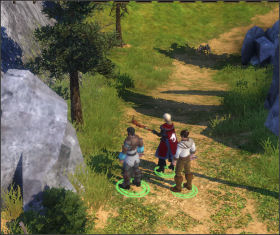 When you are ready to go, follow the path West from Lyas home - Tutorial | Act: Shadow Dance - Act: Shadow Dance - Spellforce 2: Shadow Wars Game Guide