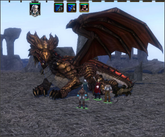 The Patriarch Ur is a huge mighty dragon! - Tutorial (2) | Act: Shadow Dance - Act: Shadow Dance - Spellforce 2: Shadow Wars Game Guide