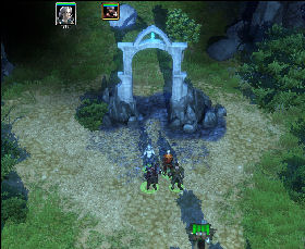 You lead the caravan through the portal (1), but its not the end - Rushwater Downs | Chapter: Nightsong and the Message for the King - Chapter: Nightsong and the Message for the King - Spellforce 2: Shadow Wars Game Guide