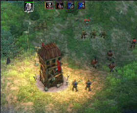 When youre ready (it means when your base is fortified and you have a large army), you may counterattack Orcs - Rushwater Downs (2) | Chapter: Nightsong and the Message for the King - Chapter: Nightsong and the Message for the King - Spellforce 2: Shadow Wars Game Guide
