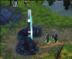 Go to the West to the portal that teleports you to Sevenkeeps - Rushwater Downs (2) | Chapter: Nightsong and the Message for the King - Chapter: Nightsong and the Message for the King - Spellforce 2: Shadow Wars Game Guide