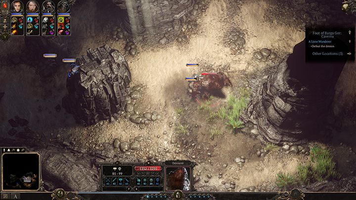 The raging demon can be quickly found in the caverns. - Foot of Barga Gor - Power Struggle | Campaign in Spellforce 3 - Campaign - SpellForce 3 Game Guide