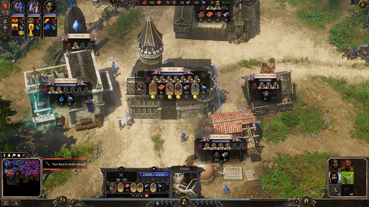 The most basic resources - wood and food. You should store them in your starting sector. - Camp management - Basics - SpellForce 3 Game Guide