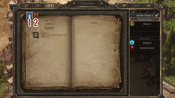 Spellbook (accessed from party management window) has all available abilities that are known to a given character - Character creation and progression - Basics - SpellForce 3 Game Guide