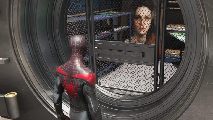 While completing the 11th main mission, Underground Undercover, Miles infiltrates Fisk's old tower - Spider-Man Miles Morales: Easter Eggs - list - Basics - Spider-Man Miles Morales Guide