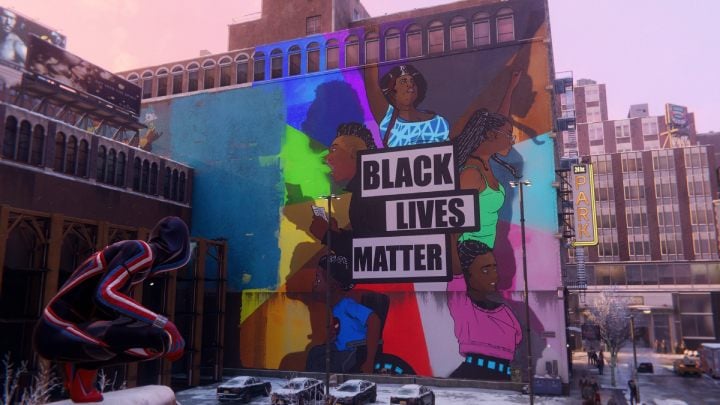 After completing all activities from the FNSM app, Miles will receive a gift from city residents - Spider-Man Miles Morales: Easter Eggs - list - Basics - Spider-Man Miles Morales Guide