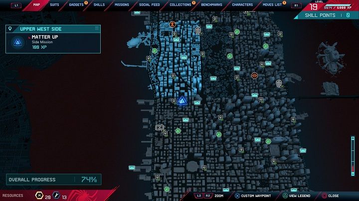 After clearing 3 Roxxon Labs and 3 Underground Hideouts in the city, you will receive a message from a reporter about a secret hideout of Roxxon Lab members - Spider-Man Miles Morales: Matter Up - walkthrough - Side missions - Spider-Man Miles Morales Guide