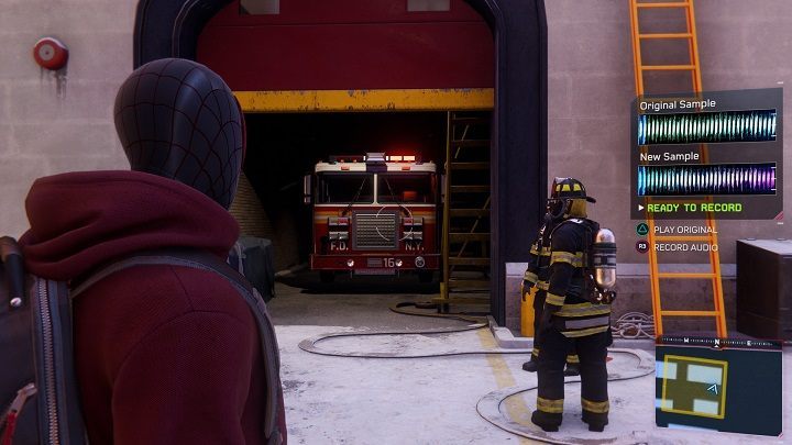 In this district you will find 1 sound sample to record, you will read about its exact location on a separate page of the tutorial - Spider-Man Miles Morales: Upper West Side - map, location, collectibles - World Atlas - Spider-Man Miles Morales Guide