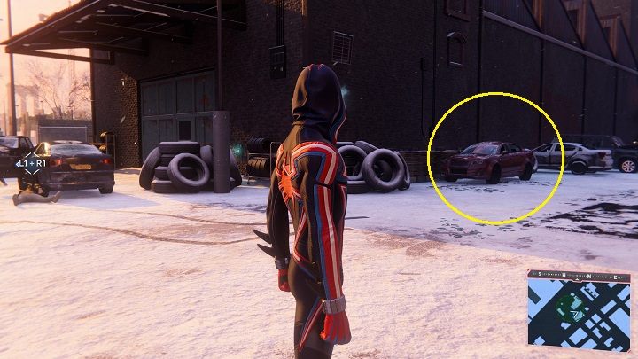 There is 1 activity available in this neighborhood from the FNSM app - My car's gone - Spider-Man Miles Morales: Upper West Side - map, location, collectibles - World Atlas - Spider-Man Miles Morales Guide