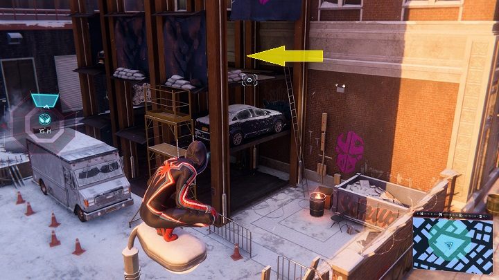 In this district you will find 4 Underground caches, their location is described on a separate page - Spider-Man Miles Morales: Chinatown - map, collectibles and locations - World Atlas - Spider-Man Miles Morales Guide