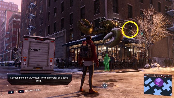 You can find the 5th postcard in this district - Spider-Man Miles Morales: Chinatown - map, collectibles and locations - World Atlas - Spider-Man Miles Morales Guide