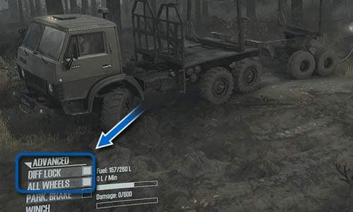 If your vehicle is partially submerged, proceed as follows - My vehicle is stuck. What now? Tips - Beginners Guide - Spintires MudRunner Guide and Tips