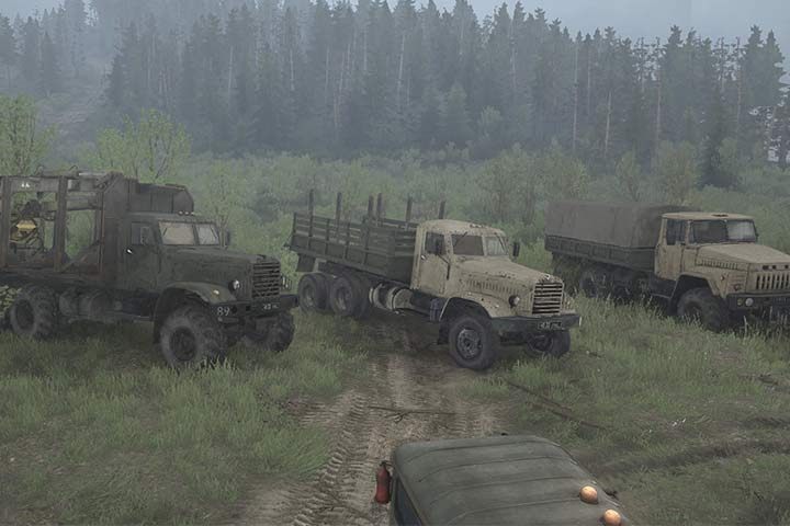 C-255 and C-256 are your basic trucks found at the beginning of the game - 6-wheeled trucks (class C) | Vehicles in Spintires MudRunner - Vehicles - Spintires MudRunner Guide and Tips