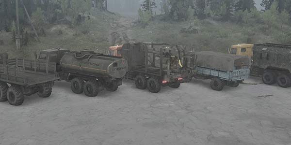 The part which is installed directly to the second part of the truck - Truck attachments | Vehicles in Spintires MudRunner - Vehicles - Spintires MudRunner Guide and Tips