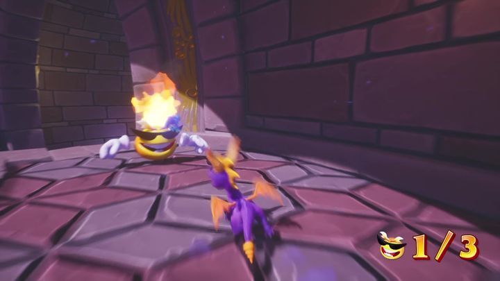 There is also a teleport on this platform - Cloud Spires | Spyro: Year of the Dragon Walkthrough - Sunrise Spring - Spyro Reignited Trilogy Guide
