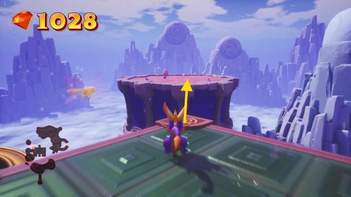 Finally, you have to return to the start of this level - Cloud Spires | Spyro: Year of the Dragon Walkthrough - Sunrise Spring - Spyro Reignited Trilogy Guide