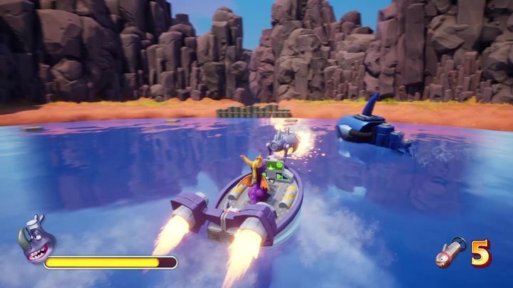 You can also float to the surface of the lake - Seashell Shore | Spyro: Year of the Dragon Walkthrough - Sunrise Spring - Spyro Reignited Trilogy Guide