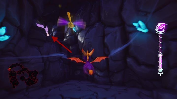 After you finish the jumping tutorial, you will find yourself on a ledge opposite the entrance to Cloud Spires - Eggs - Secrets and mysteries - Spyro Reignited Trilogy Guide