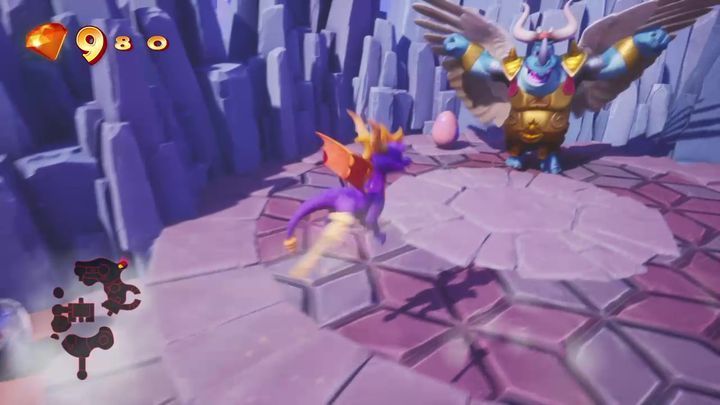 A small niche is in the area with three platforms - Eggs - Secrets and mysteries - Spyro Reignited Trilogy Guide