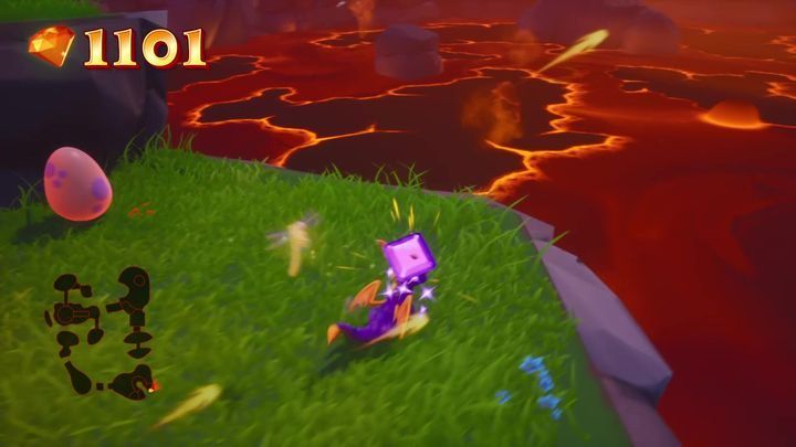 This is the first egg in this location - Eggs - Secrets and mysteries - Spyro Reignited Trilogy Guide