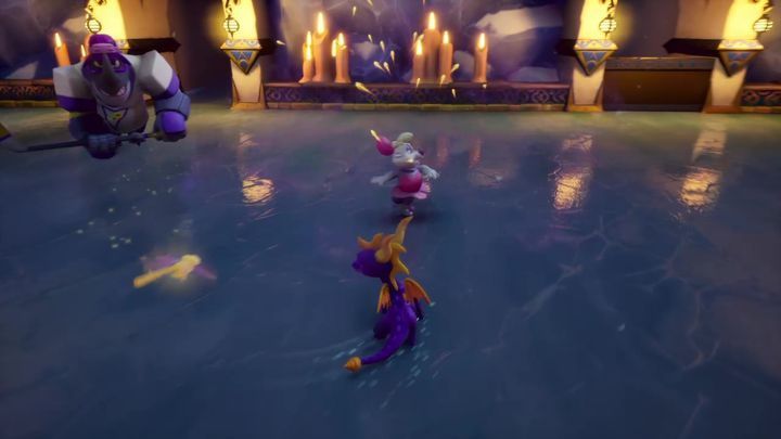 There is a cannon on the yard in front of the gate - Eggs - Secrets and mysteries - Spyro Reignited Trilogy Guide