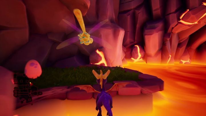This egg can be found on a small island to the right of the first bridge - Eggs - Secrets and mysteries - Spyro Reignited Trilogy Guide
