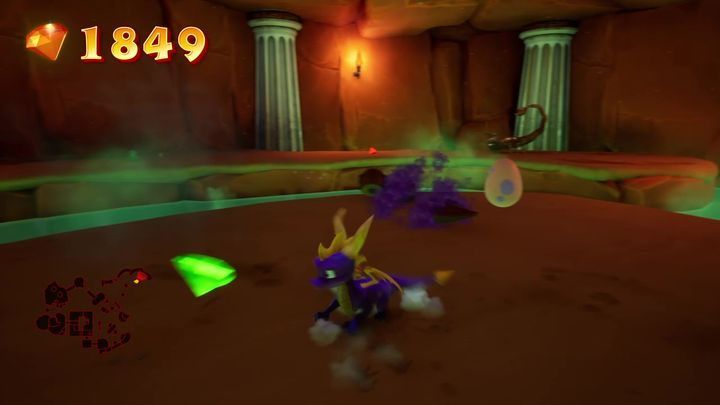 A cave is opposite the hand - Eggs - Secrets and mysteries - Spyro Reignited Trilogy Guide