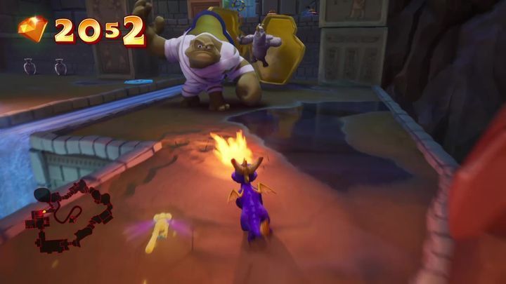 You will emerge in a sizable area - Haunted Tomb | Spyro: Year of the Dragon Walkthrough - Midnight Mountain - Spyro Reignited Trilogy Guide